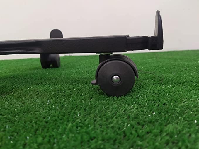 Tecnokit: Runder Rollwagen für Pflanzen und Blumen, 50 cm; verstellbare Dübel, leicht zu bewegen, 4