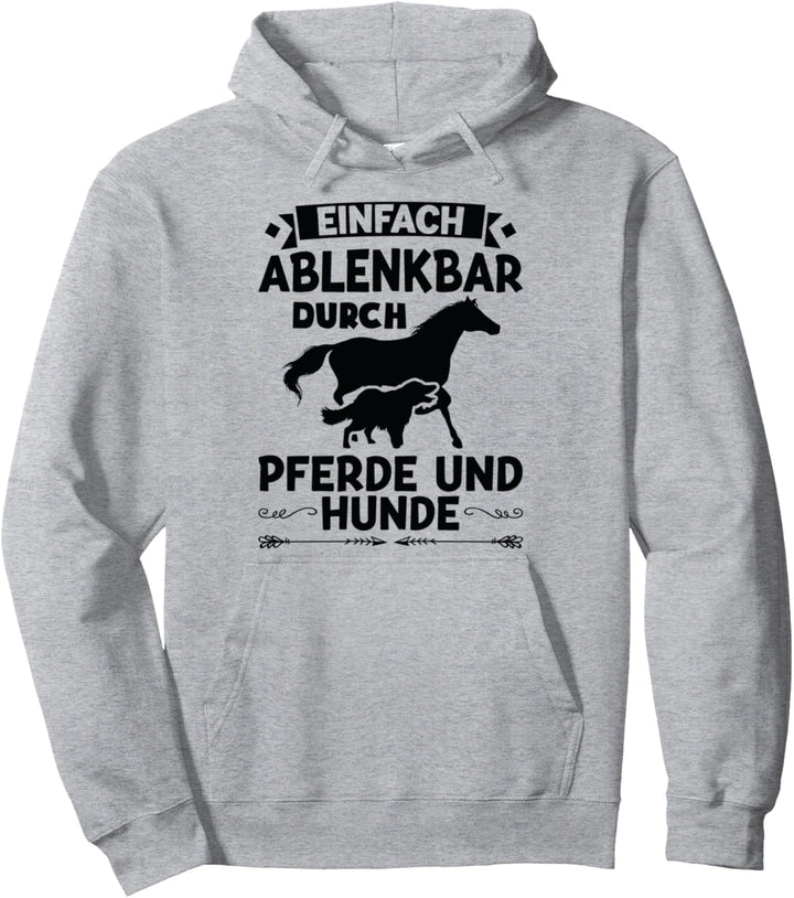 Hund Pferd Hunde Pullover Hoodie