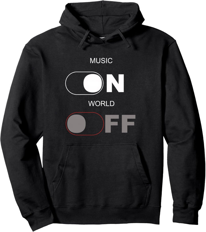 Musik ON World Off, Fun Music Lover und Musikproduzent Pullover Hoodie