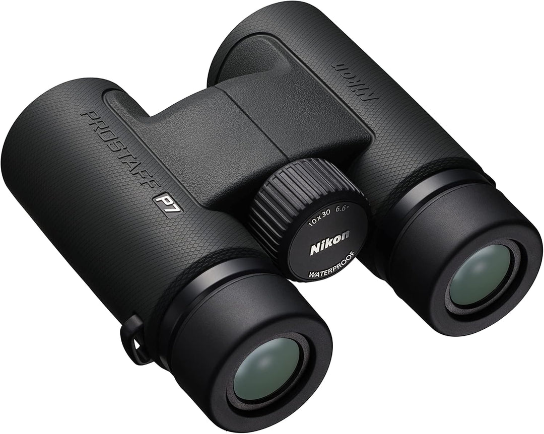 Nikon Prostaff P7 10x30 Fernglas, wasserdicht, beschlagfrei, gummierte Aussenseite, kompaktes Ferngl