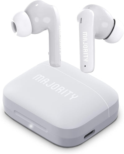 Majority Kabellose Ohrhörer mit Bluetooth 5.3, IPX7 wasserdicht, 30 Stunden Akkulaufzeit, Touch-Steu