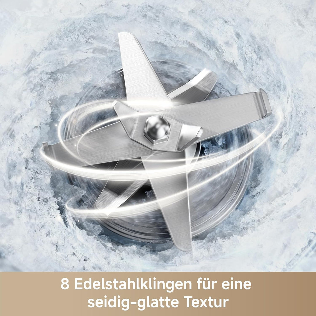 Dreame BlendLogic™ Hochleistungs-Mixer, iDetect™-Technologie, 2 Tritan™ Mixbecher (2,0 L & 700 mL),
