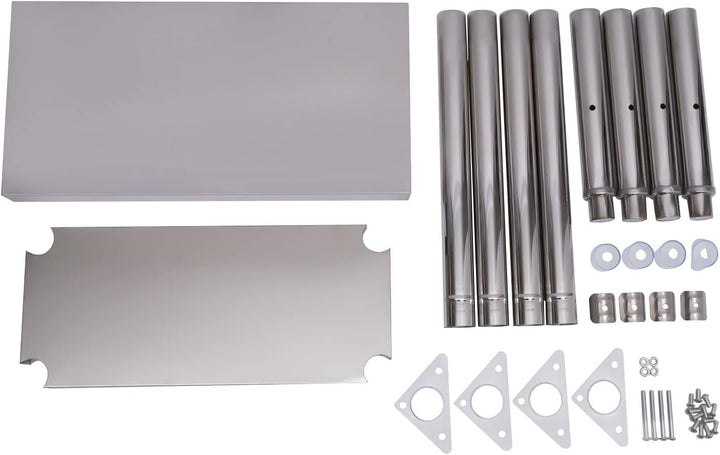 Arbeitstisch Edelstahl Küche Edelstahltisch 60 * 30 * 85cm mit Ablage Grilltisch Outdoor Küchenmöbel