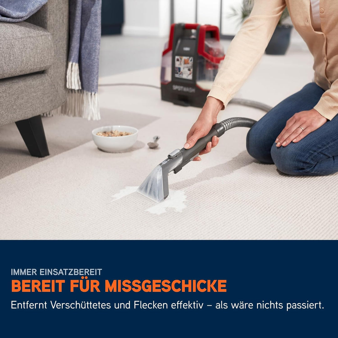 Vax SpotWash Fleckenreiniger – Teppich- und Polsterreiniger Gerät mit starker Saugkraft, schnelltroc