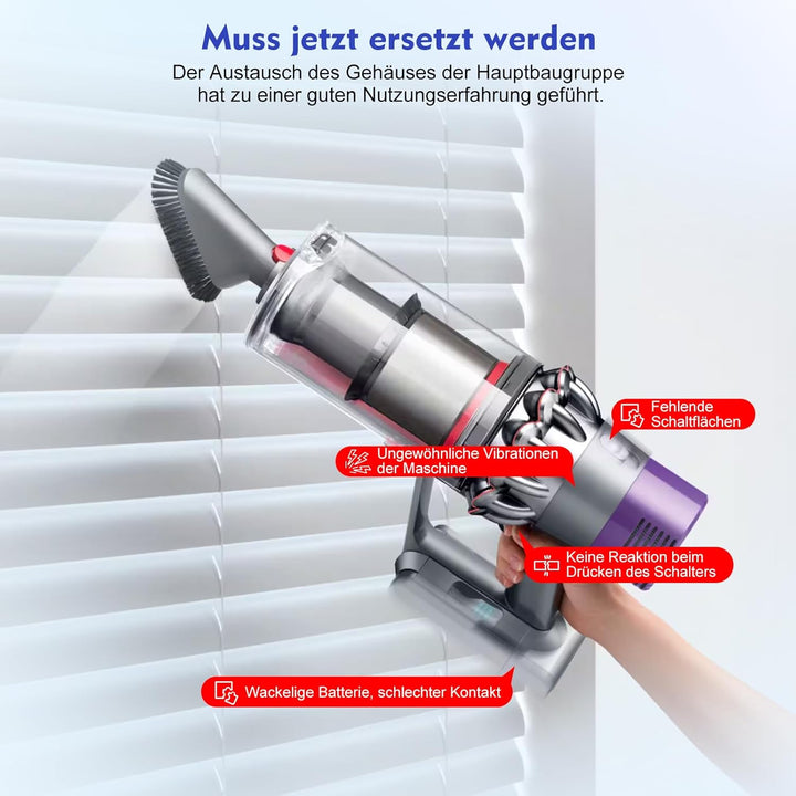 V10 Hauptkörper SV12 Schalter-Montagegriff Grundgehäuse für Dyson V10 Animal, V10 Absolute Staubsaug
