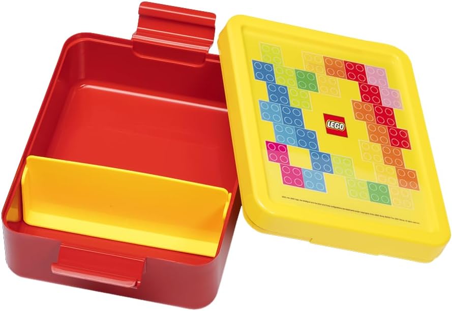 Room Copenhagen LEGO LUNCH SET – ICONIC Design, Spassig & Funktional – 390 ml Flasche und Brotdose f