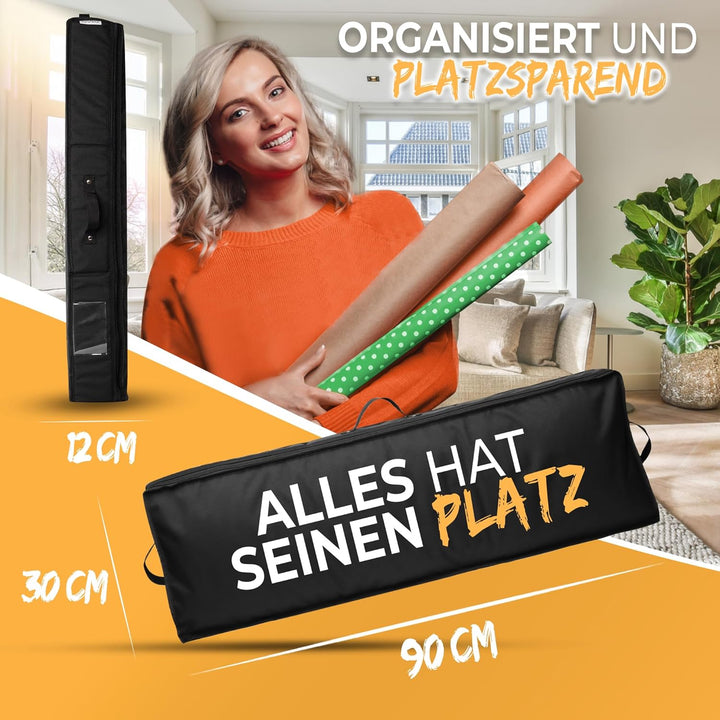 neVaxx® -Aufbewahrungstasche für Geschenkpapier-wasserdichtes 600D Oxford Gewebe-Geschenkpapier aufb
