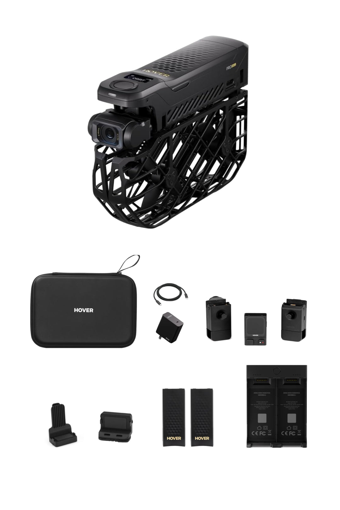 HOVERAir X1 PROMAX Drohne mit Kamera 8K, Faltbar Action Cam mit über 15 vollautomatischen Flugmodi,
