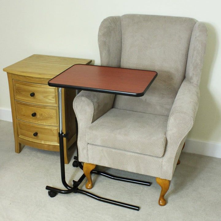 NRS Healthcare M01278 Überbett- und Stuhltisch im Divan-Stil, neigbar und verstellbar Ohne Räder, Oh