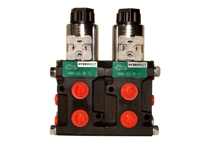 Joma-Tech Magnetventil Umschalt-/Wegeventil, 8/3, 3/8", 12 Volt, 45 Liter/min