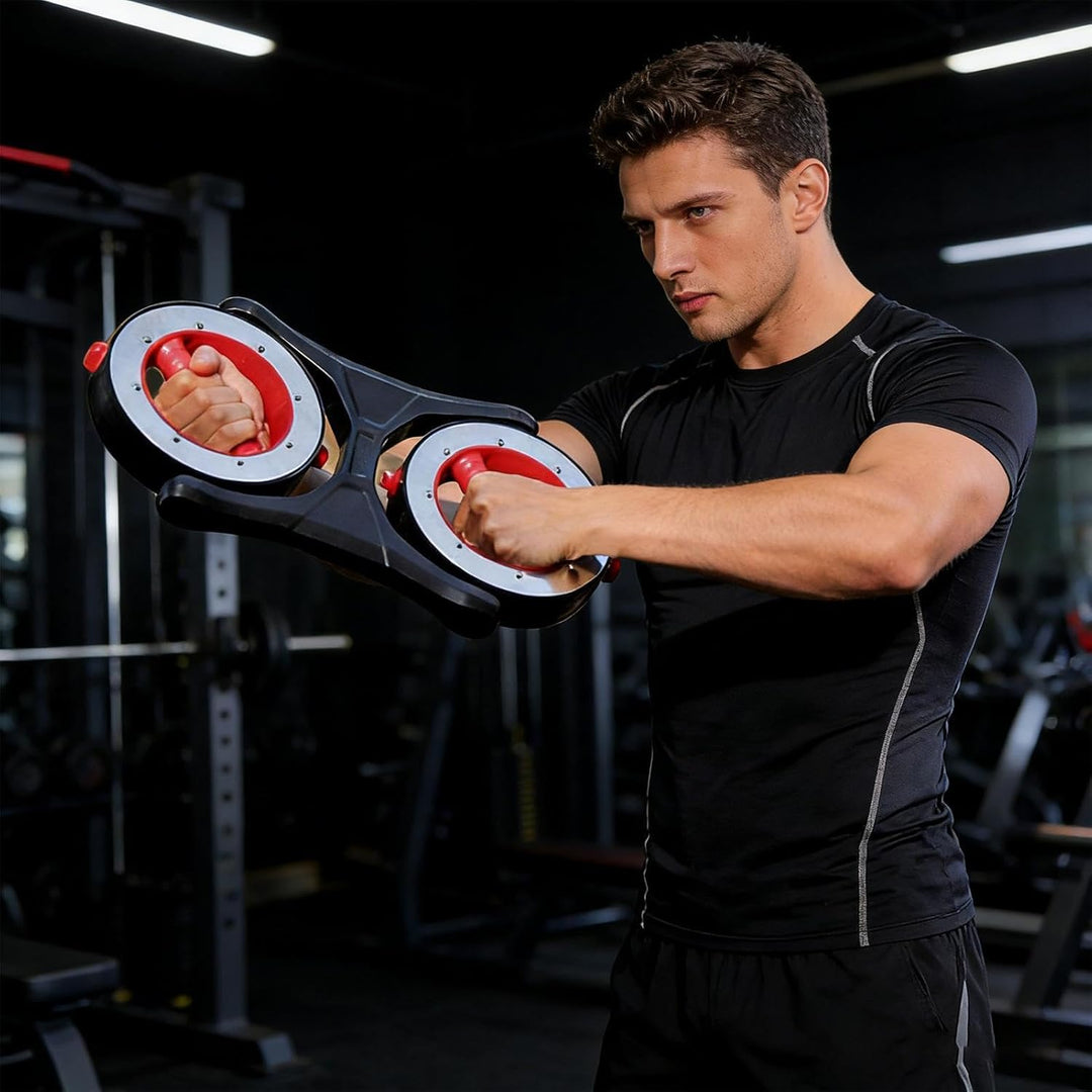 XIAOXIAOYU Arm-Burn-Trainer - Verstellbarer, tragbarer, rotierender, leiser Kräftiger | Oberkörper-G