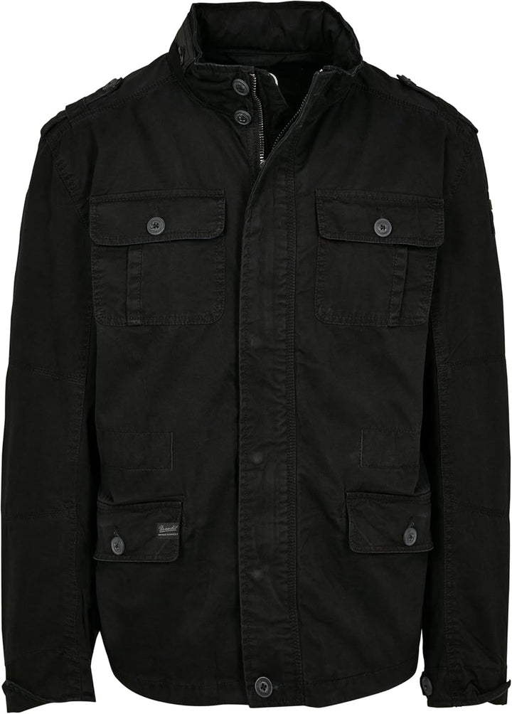 Brandit Herren Britannia Jacket Jacke S Schwarz, S Schwarz