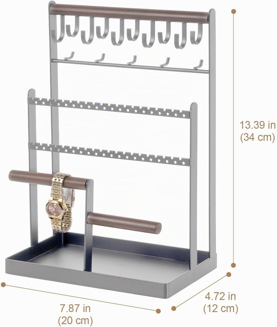 ProCase Schmuckständer Schmuckhalter für Ohrring Ohrstecker Ketten Schmuck Organizer Jewelry Ständer