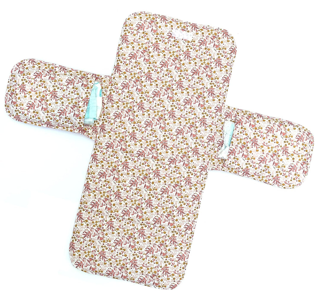 Blausberg Baby - Wickeltasche ABWASCHBAR Windeltasche mit Wickelunterlage für unterwegs - Materialie