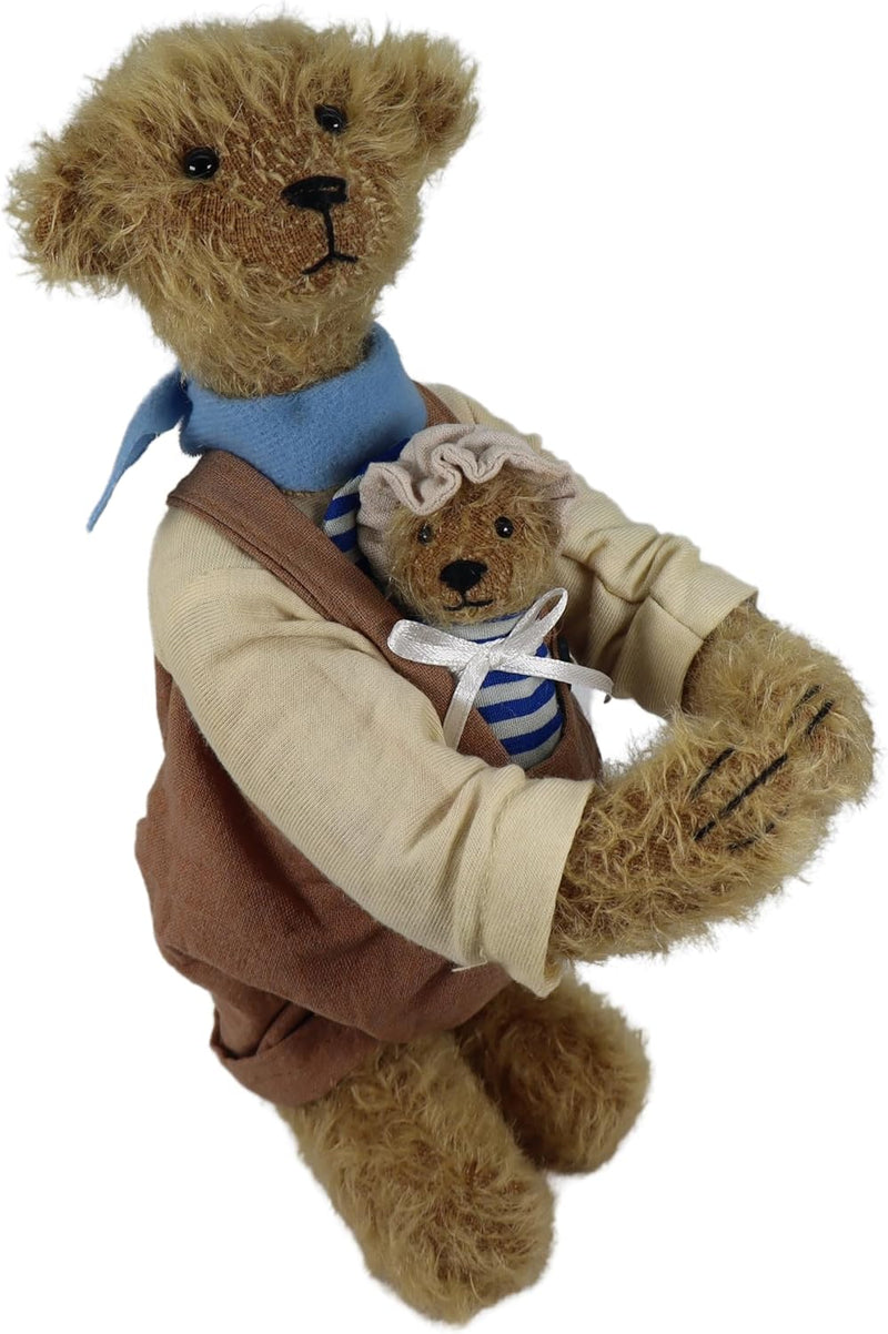 Clemens Sammler Teddy Bester Opa der Welt/Best Grandpa in The World 25 cm limitiert Mohair