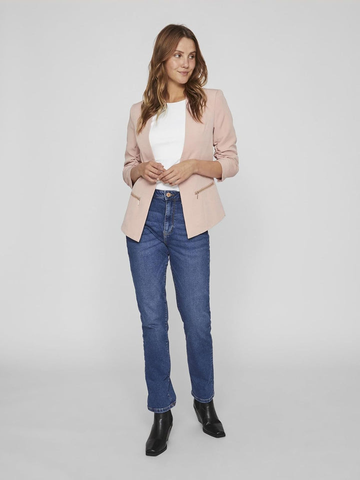 Vila Damen Blazer 34 Misty Rose, 34 Misty Rose