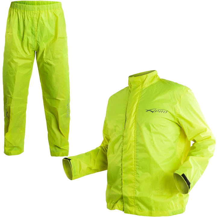 Motorrad Regenhose Regenkombi Regenanzug Regenjacke Wasserdicht Fluo S S Fluo, S Fluo
