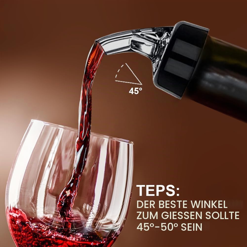 Aoreun Dosierausgiesser Bar Portionierer Spirituosen, 6 Stück 4cl Flaschenausgiesser dosierhilfe Aut