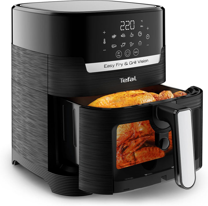Tefal EY5068 Easy Fry & Grill Vision Heissluftfritteuse | 4,2 L Kapazität | 2-in-1 Technologie | Sic