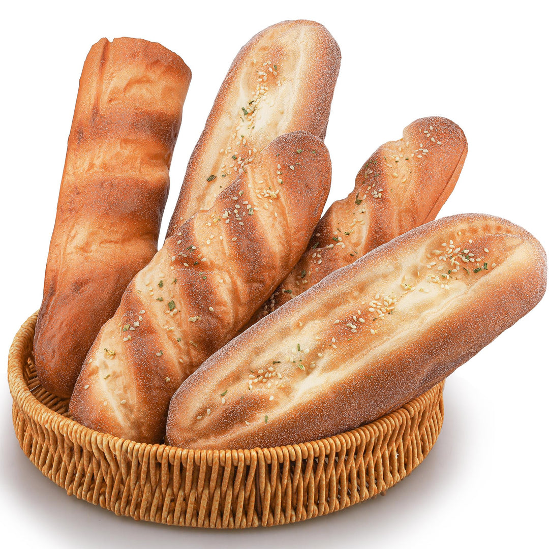 5 Stück Simuliertes Künstliche Brot Satz Dekoration Lebensecht Fauxpas Laibchen Realistische Gefälsc