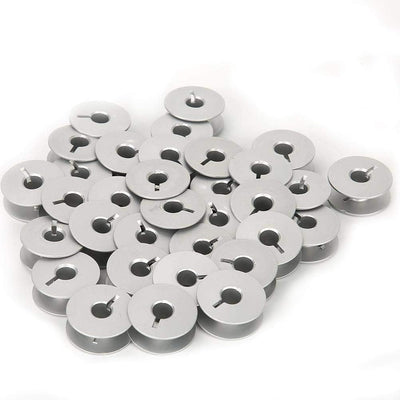 Spulenkapsel, 100 Stück 55623A Aluminiumspulen Schlitz, Industrienähmaschinenteile für Universal für
