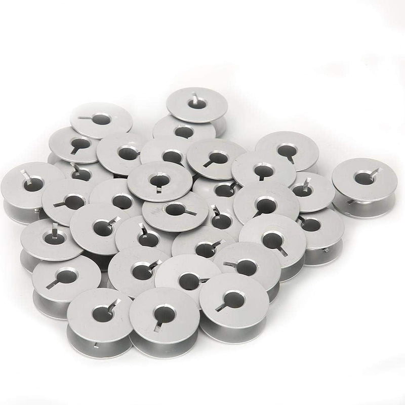 Spulenkapsel, 100 Stück 55623A Aluminiumspulen Schlitz, Industrienähmaschinenteile für Universal für