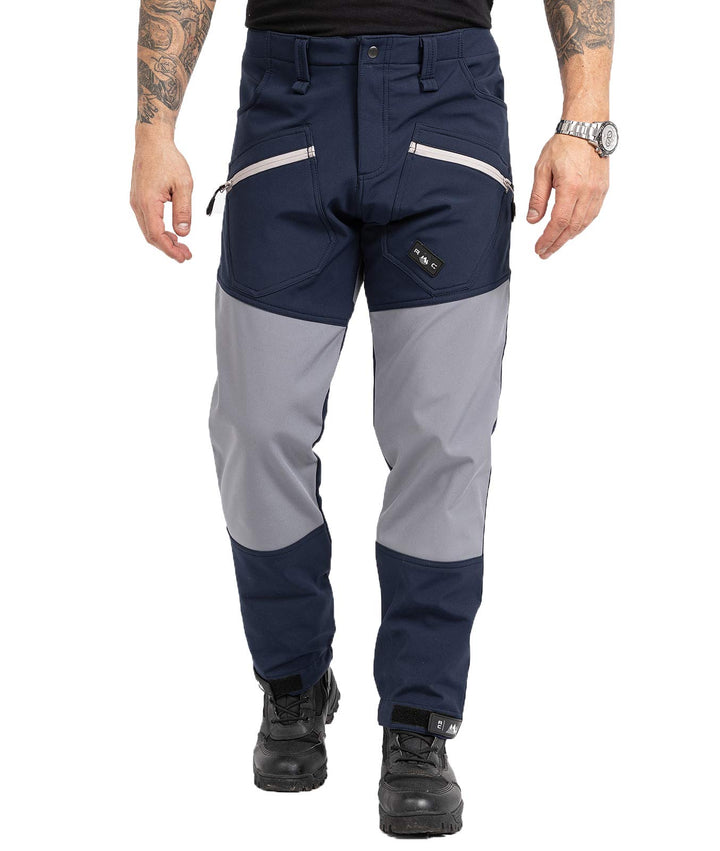 Rock Creek Herren Softshell Hose Wanderhose H-245, Dunkelblau