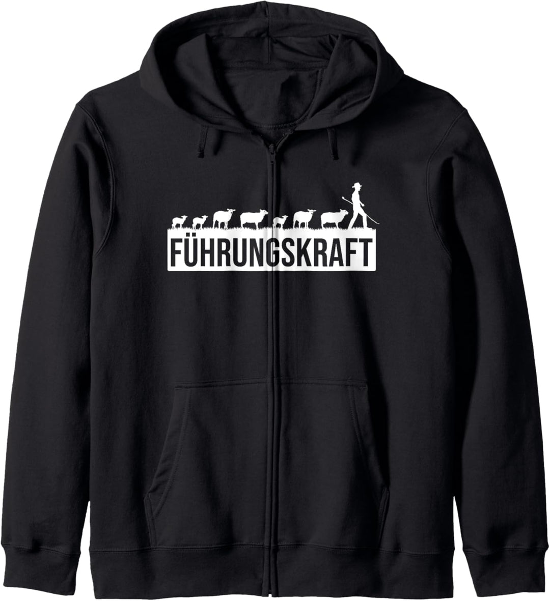 Führungskraft von Schafen - Schäferei Schafhirte Schafe Kapuzenjacke