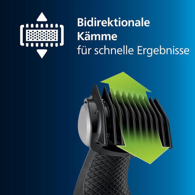 Philips Bodygroom Series 5000, wasserfester Trimmer für Intimbereich und Körper, gründliche und ange