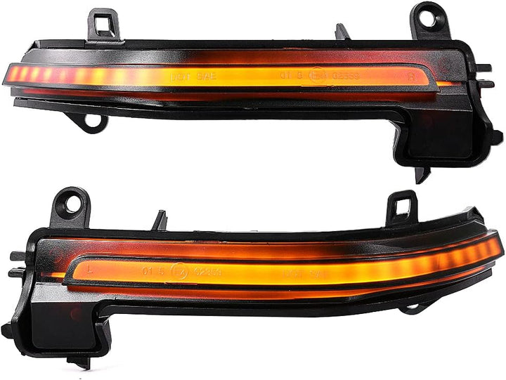 LIGHTDELUX Ersatz für LED Spiegelblinker Blinkleuchte Dynamisch Links Rechts Laufblinker mit Zulassu