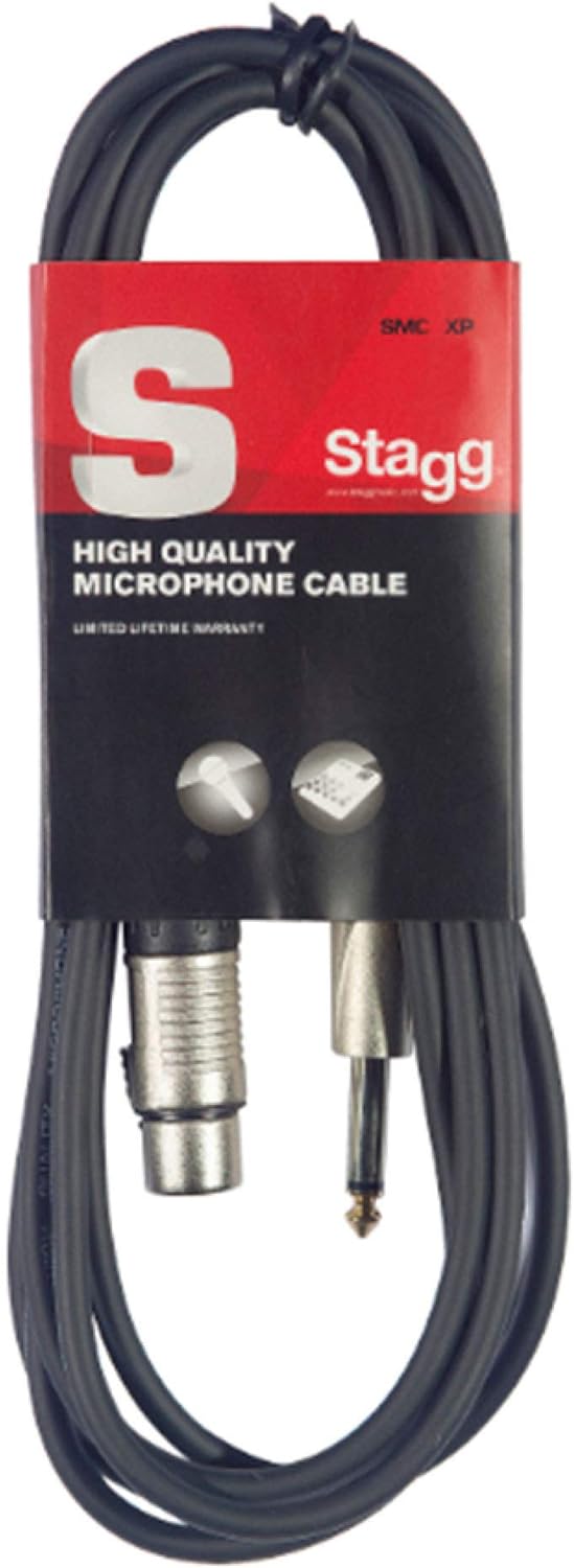 Behringer Ultravoice XM8500 Dynamisches Gesangsmikrofon mit Nierencharakteristik & Stagg SMC10XP Mik