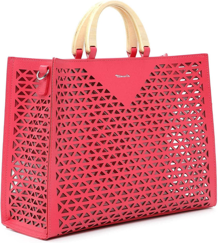 Tamaris Shopper Lavinia 32091 Damen Handtaschen Mustermix Einheitsgrösse Rosa, Einheitsgröß
