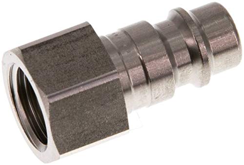 Kupplungsstecker (NW7,2) G 1/4"(IG), Edelstahl Werkstoff:Edelstahl Gewinde innen:G 1/4"