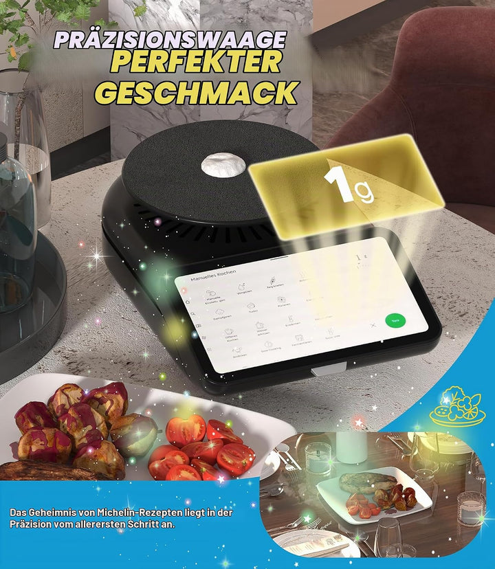NEWZEROL Wiegeplatte Kompatibel mit Vorwerk Thermomix TM7, Robust, Einfach zu Reinigen, Praktisches