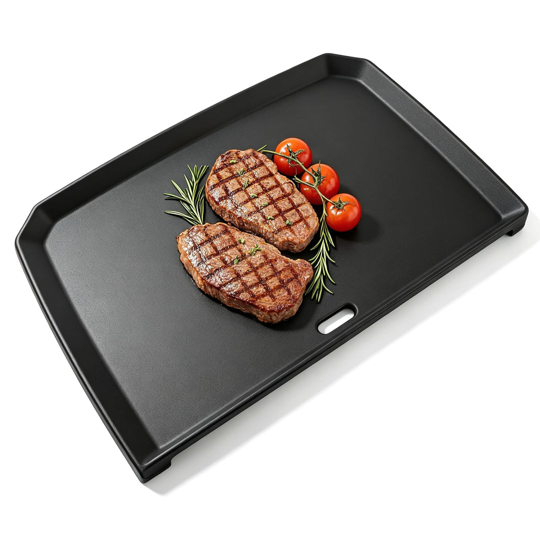 38,6 x 24,6 cm Gusseisen Grillplatte für Weber Pulse 2000, Plancha Grillplatte Ersatz für Weber Puls