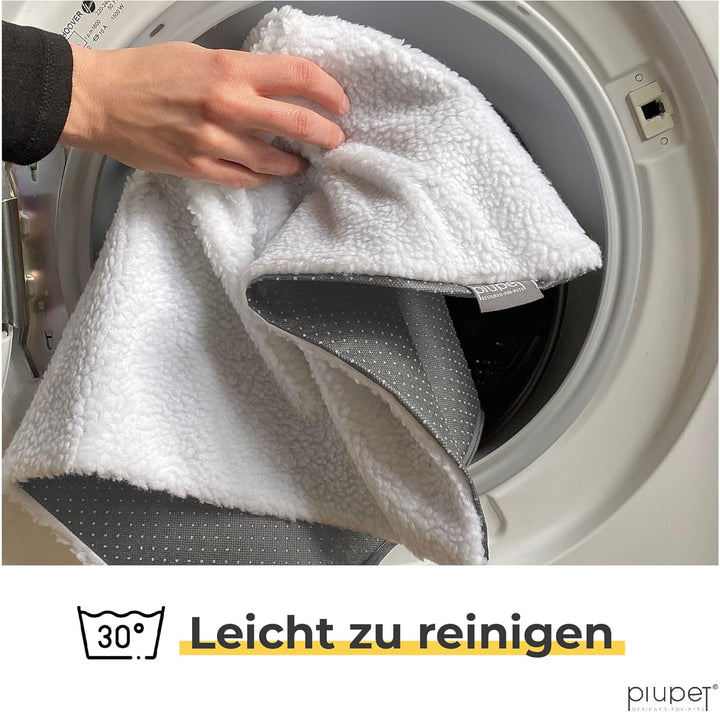 PiuPet® Selbstheizende Decke Hund I 90x60cm I Hunde Thermodecke I Beheizbare Hundedecke I Selbstwärm