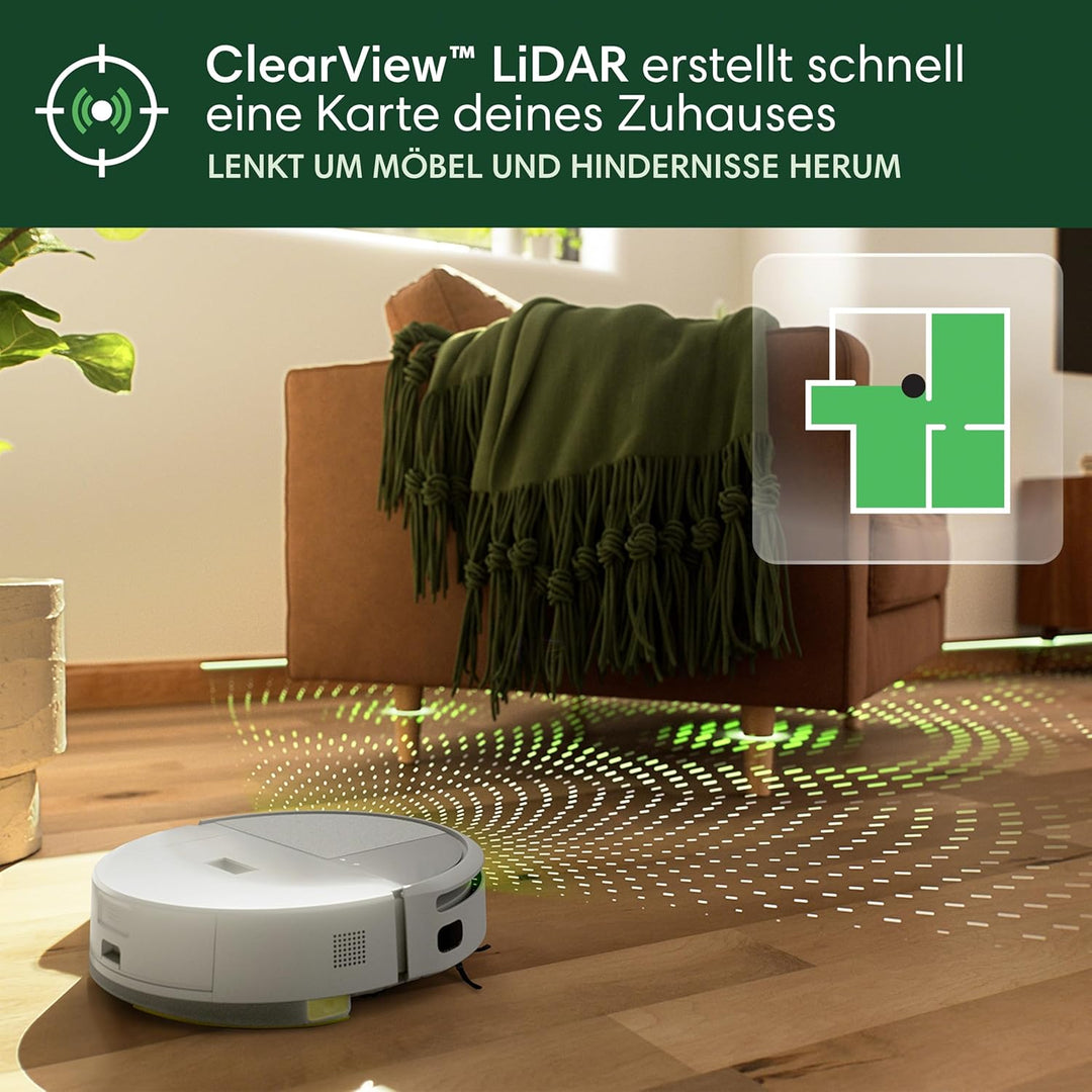 iRobot Roomba 205 DustCompactor Combo Saugroboter – Automatische Staubverdichtung im Roboter, kein E