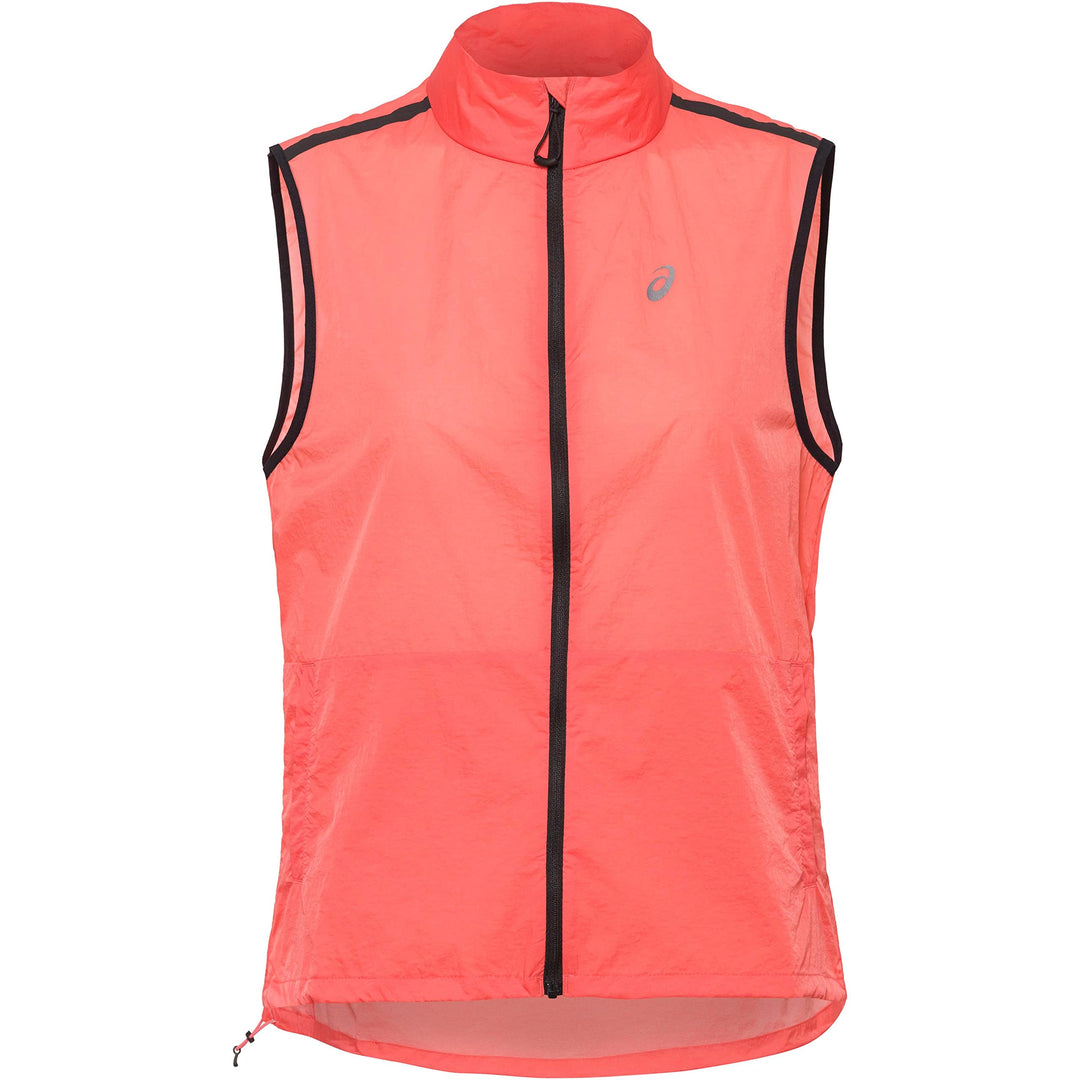 ASICS Metarun Weste Damen Herren, Rot XS