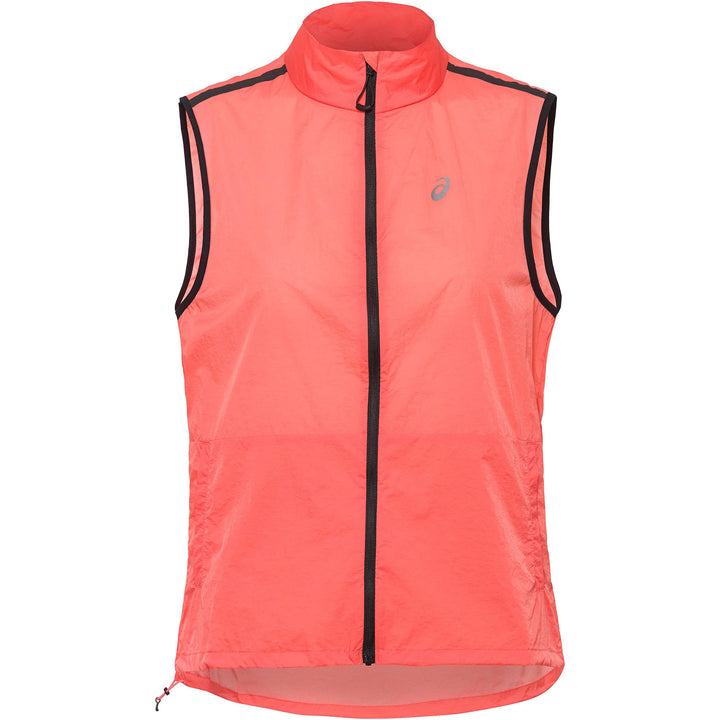 ASICS Metarun Weste Damen Herren, Rot XS