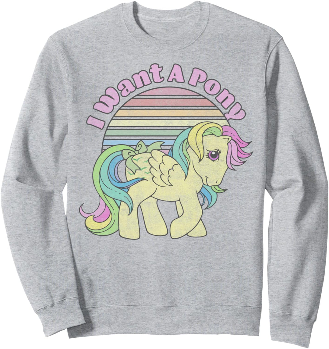 My Little Pony Skydancer I Want A Pony Vintage Stripes Sweatshirt