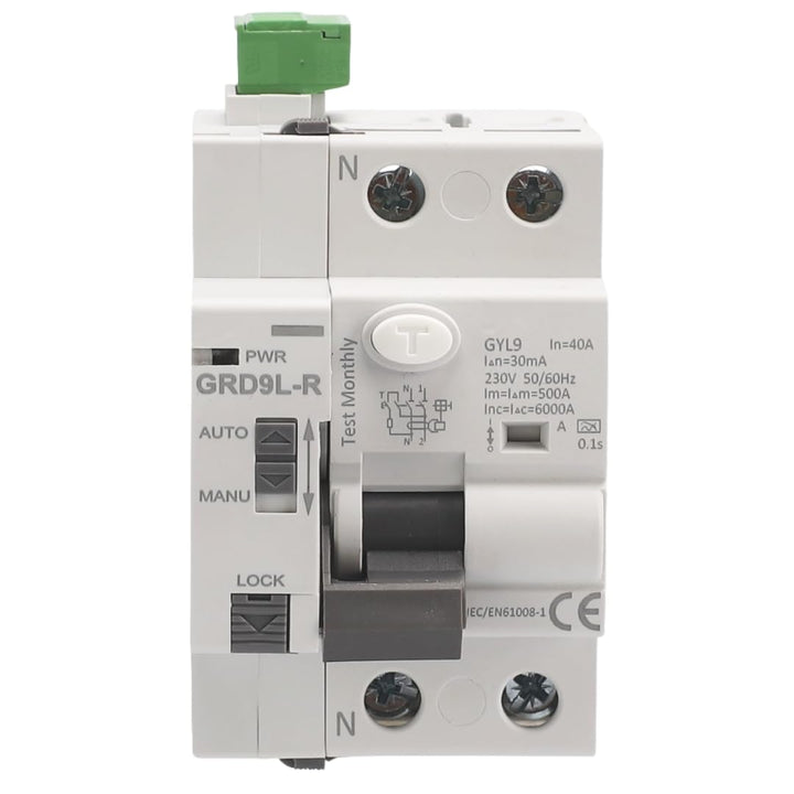 Differential Superimmunisiert Rearmentierbar SI 2P 40A 30mA 6Ka Typ A Differentialschalter Auto Rear