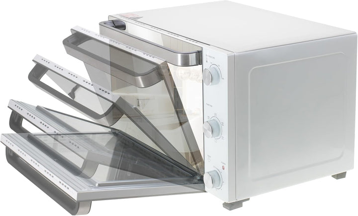Adler Elektrischer Ofen, 48 l, AD 6027, 60 Minuten Timer, Temperaturregelung 90-230 °C, mehrere Funk