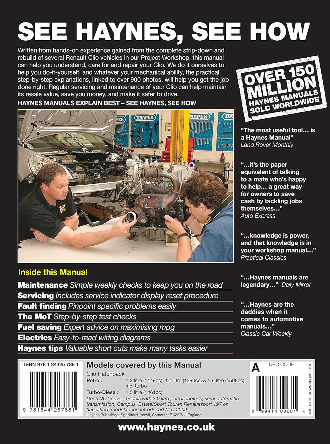 Renault Clio Petrol & Diesel 05-09, Taschenbuch