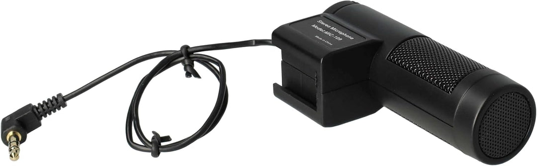 vhbw Stereo-Mikrofon kompatibel mit Nikon D800