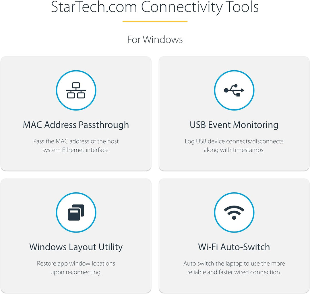 StarTech.com USB-C Multiport Adapter, 4K 60Hz HDM mit HDR, 3-Port USB Hub, 100W Power Delivery Pass-