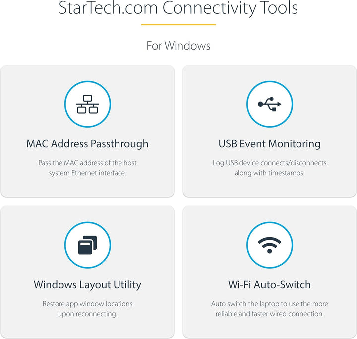 StarTech.com USB-C Multiport Adapter, 4K 60Hz HDM mit HDR, 3-Port USB Hub, 100W Power Delivery Pass-