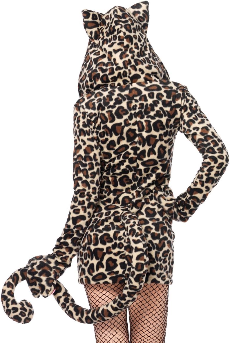 LEG AVENUE 85313 - Cozy Kostüm, Grösse S, leopard Grösse: S (EUR 36), Grösse: S (EUR 36)