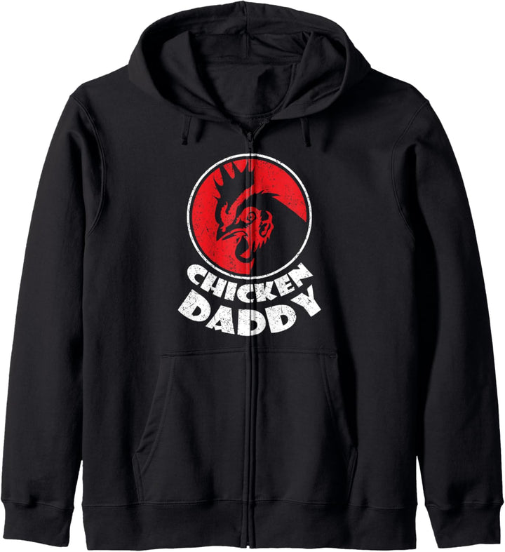Chicken Daddy Hühnerfarm Papa Geschenk Geflügelzüchter Kapuzenjacke