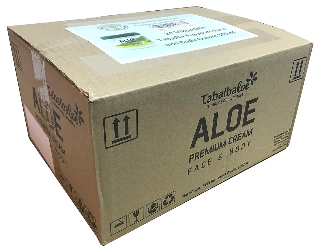 TABAIBA Tabaibaloe Premium Aloe Vera Face and Body Cream - 300 ml x 24