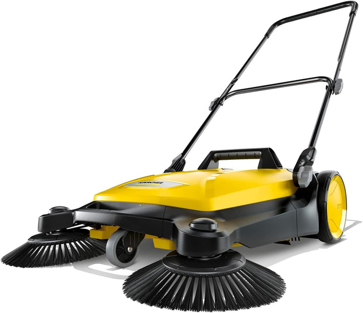 Kärcher S 4 Twin Walk-Behind Outdoor Hand Push Bodenkehrer – 5,25 Gallonen Kapazität, 68,1 cm Kehrbr